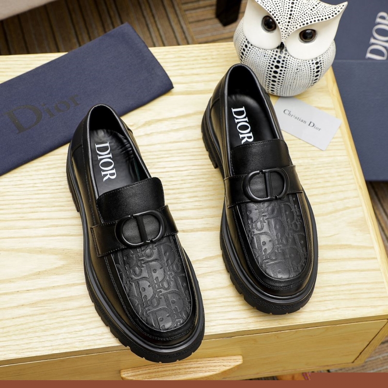 ch**an D*or leather shoes